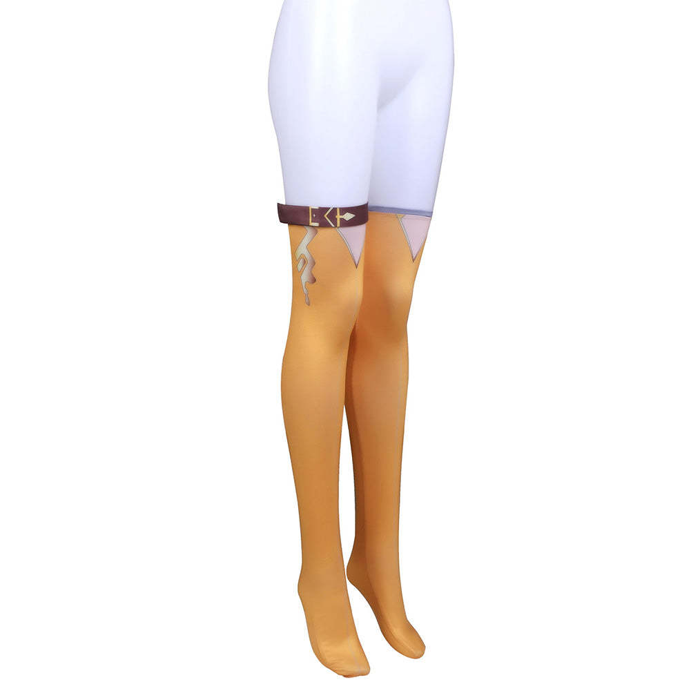 Genshin Impact Ambers Rabbit Cosplay Costume-Soco Hoodie