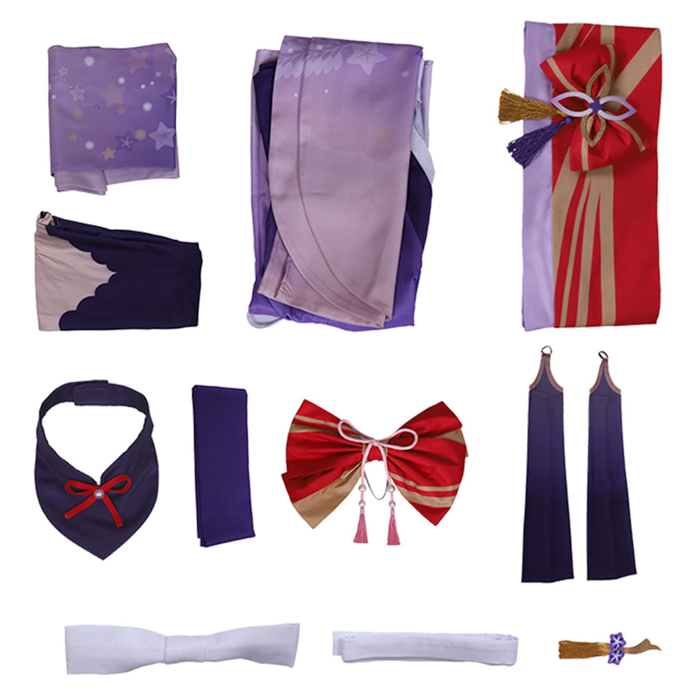 Genshin Impact Raiden Makoto Cosplay Costume-Soco Hoodie