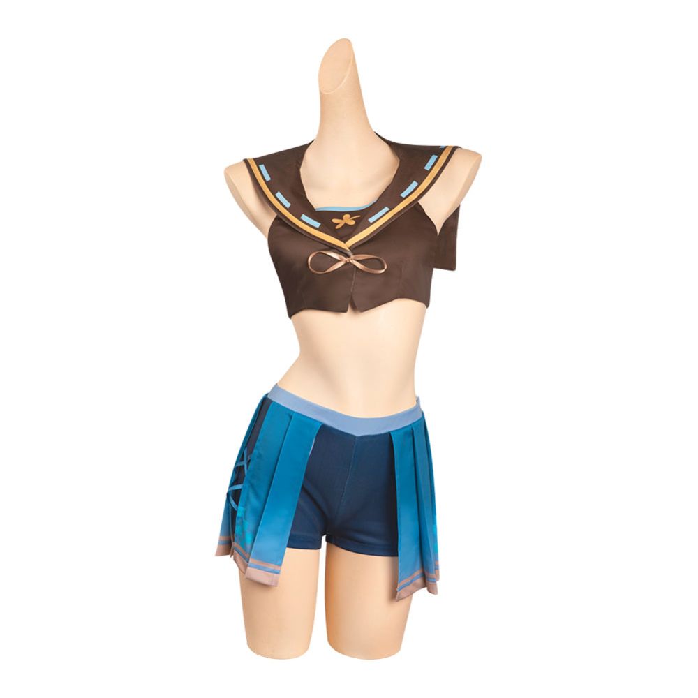 Genshin Impact Swimsuit Cosplay Costume-Soco Hoodie