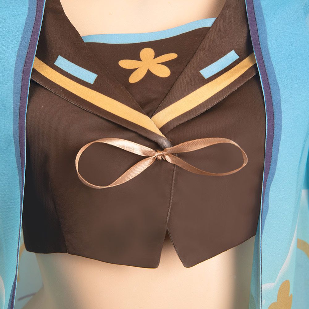 Genshin Impact Swimsuit Cosplay Costume-Soco Hoodie