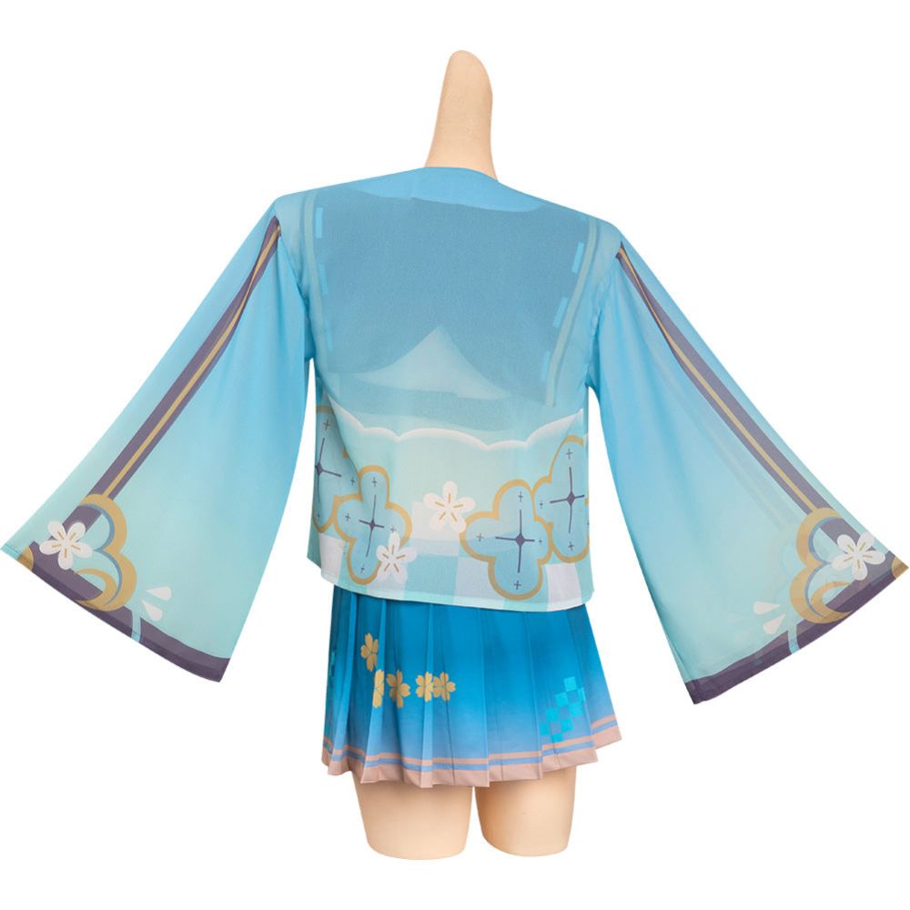 Genshin Impact Swimsuit Cosplay Costume-Soco Hoodie