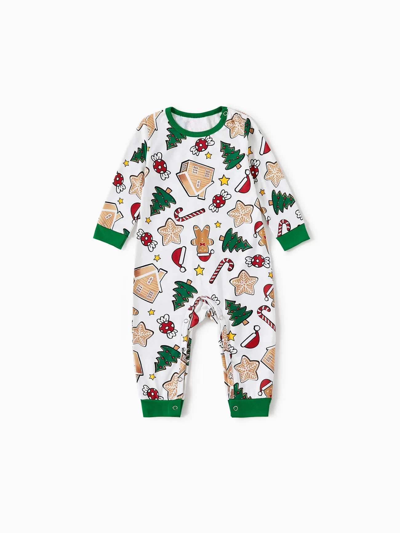 Gingerbread And Holiday Family Matching Pajama Set Baby