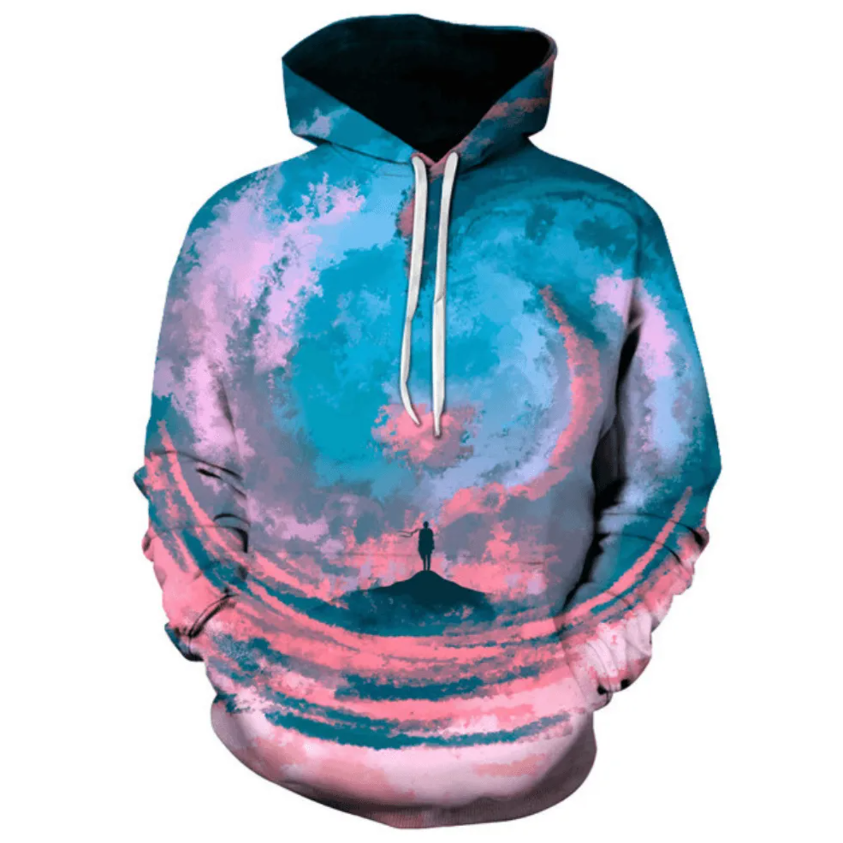 Graphic Print 3D Sweatshirt Hoodie Pullover