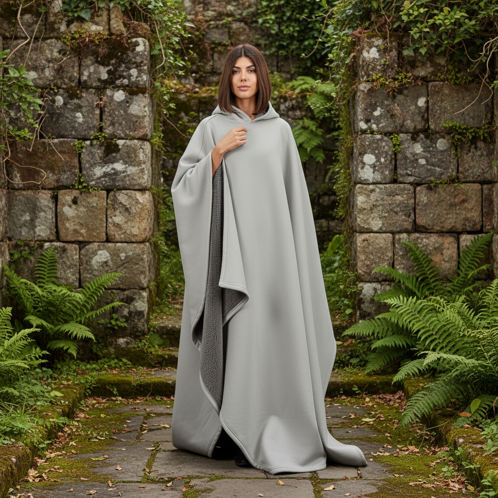 Unisex Cloak Hoodie Oversized Cape Style Design