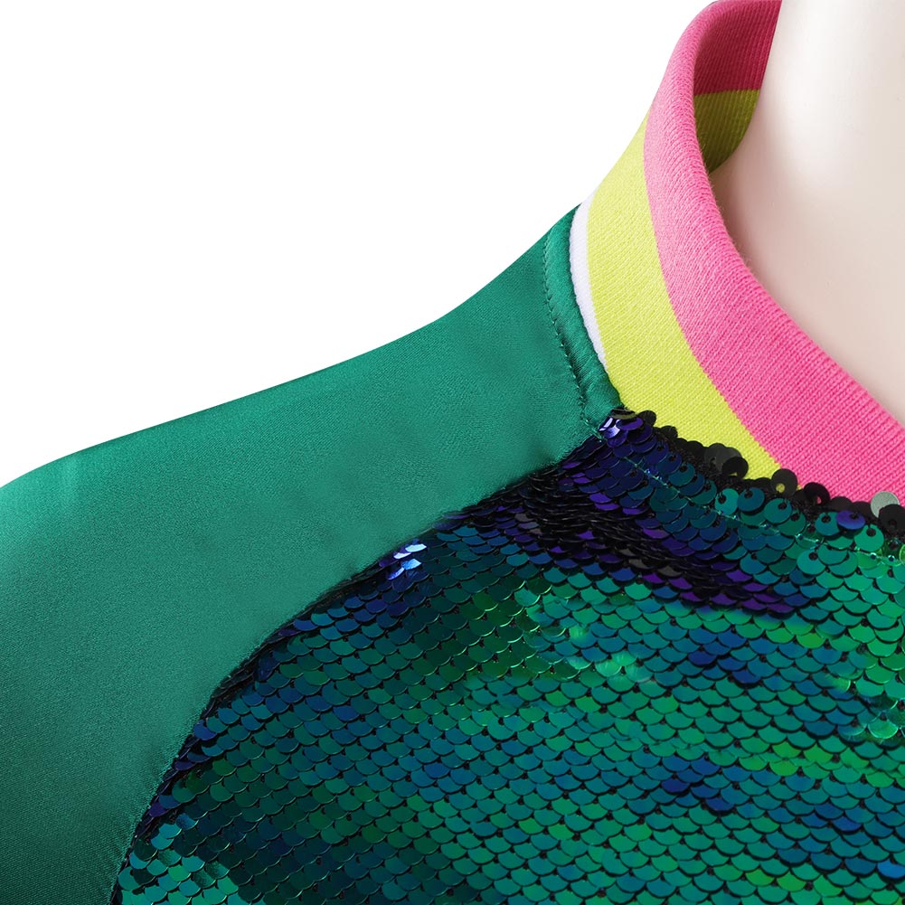 Halloween Themed Sequins Jacket Costume-Soco Hoodie