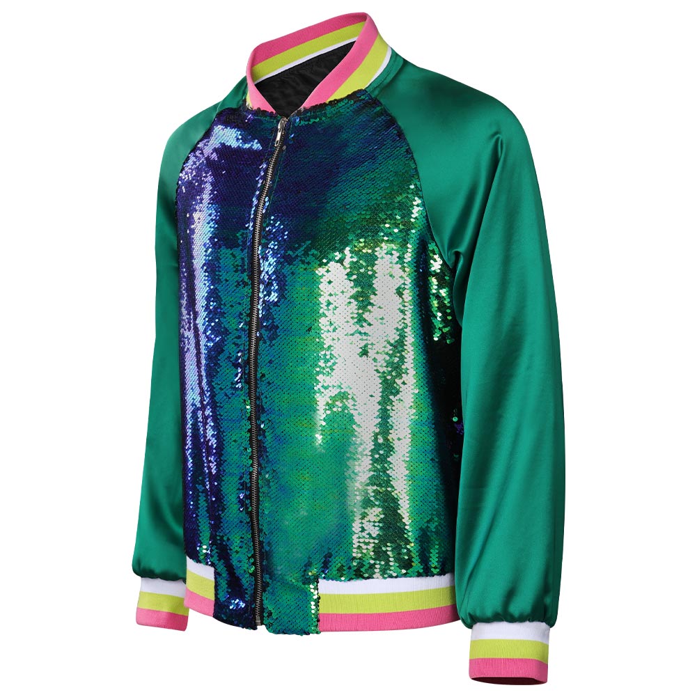 Halloween Themed Sequins Jacket Costume-Soco Hoodie