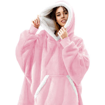 The Original Sherpa Fleece Blanket Hoodie-Soco Hoodie
