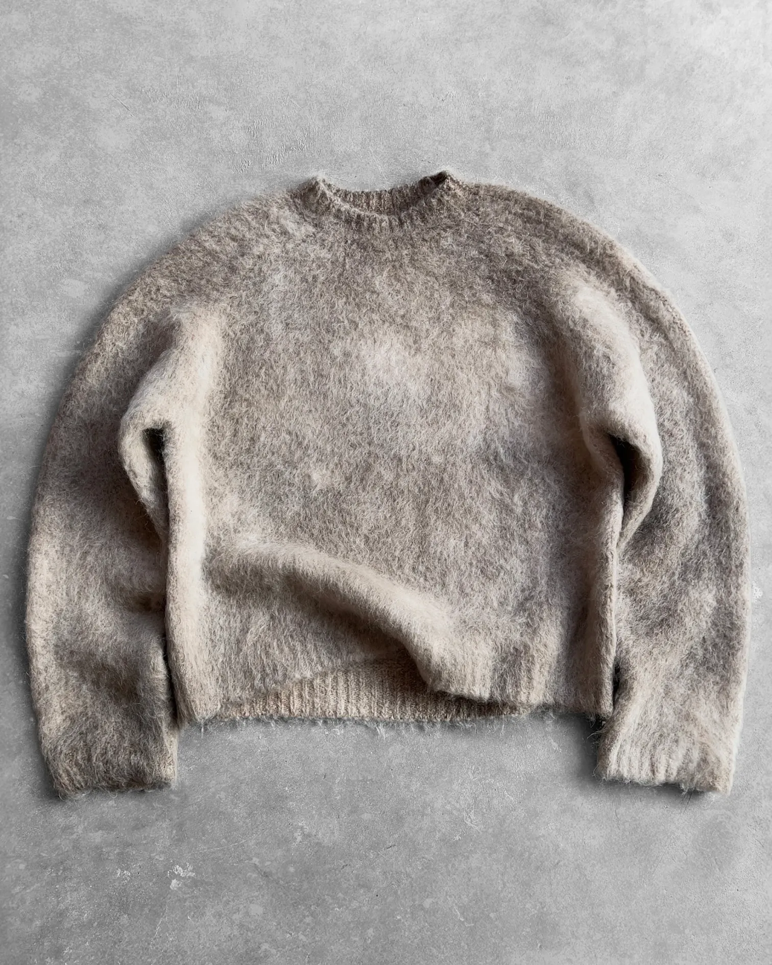 Nuvola Mohair Knit Sweatshirt 