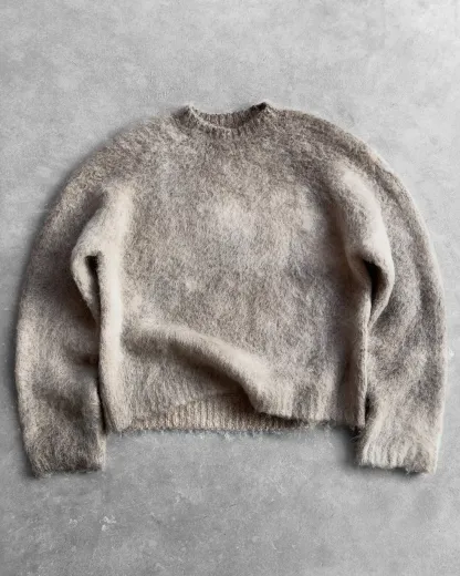 Nuvola Mohair Knit Sweatshirt 