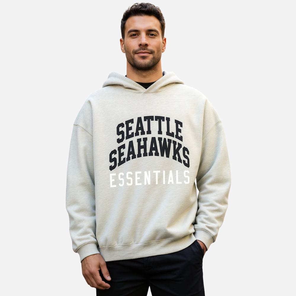 Seattle Seahawks Printed Sport Fleece Pullover Hoodie
