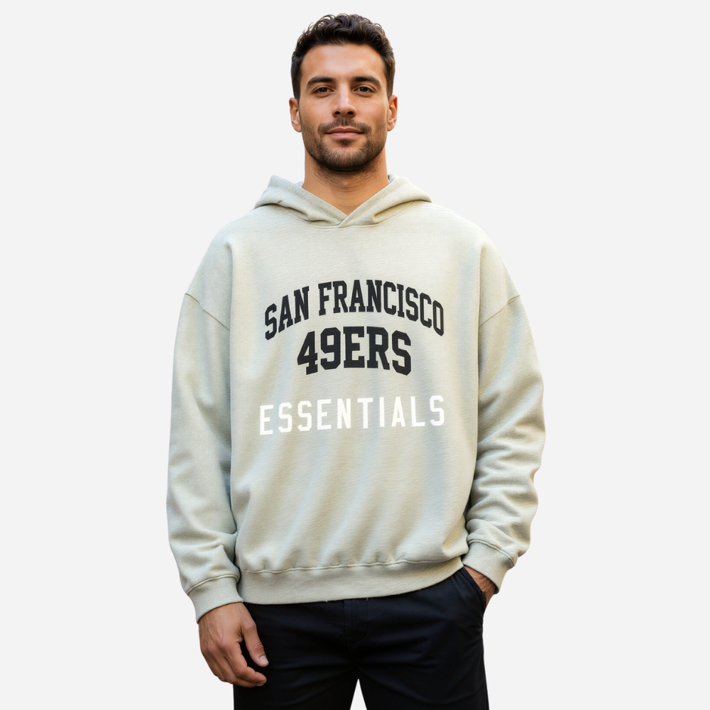 San Francisco 49ers Printed Sport Fleece Hoodie 