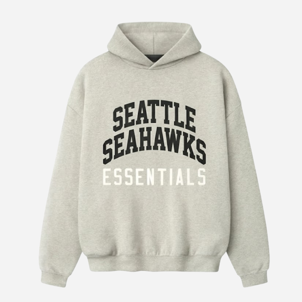Seattle Seahawks Printed Sport Fleece Pullover Hoodie