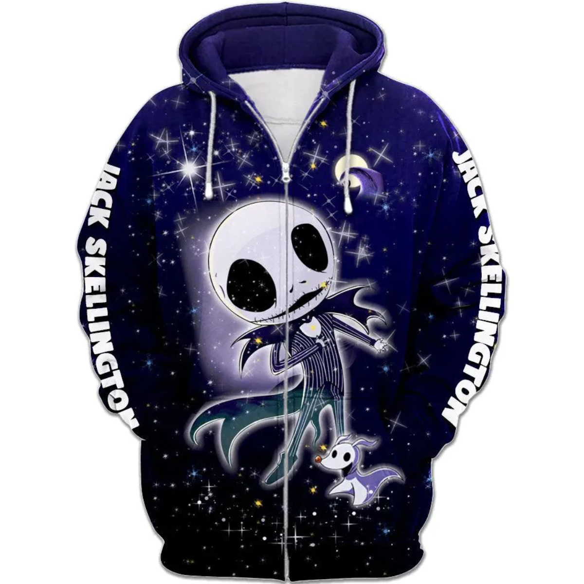 Jack Skellington Zip Up Hoodie