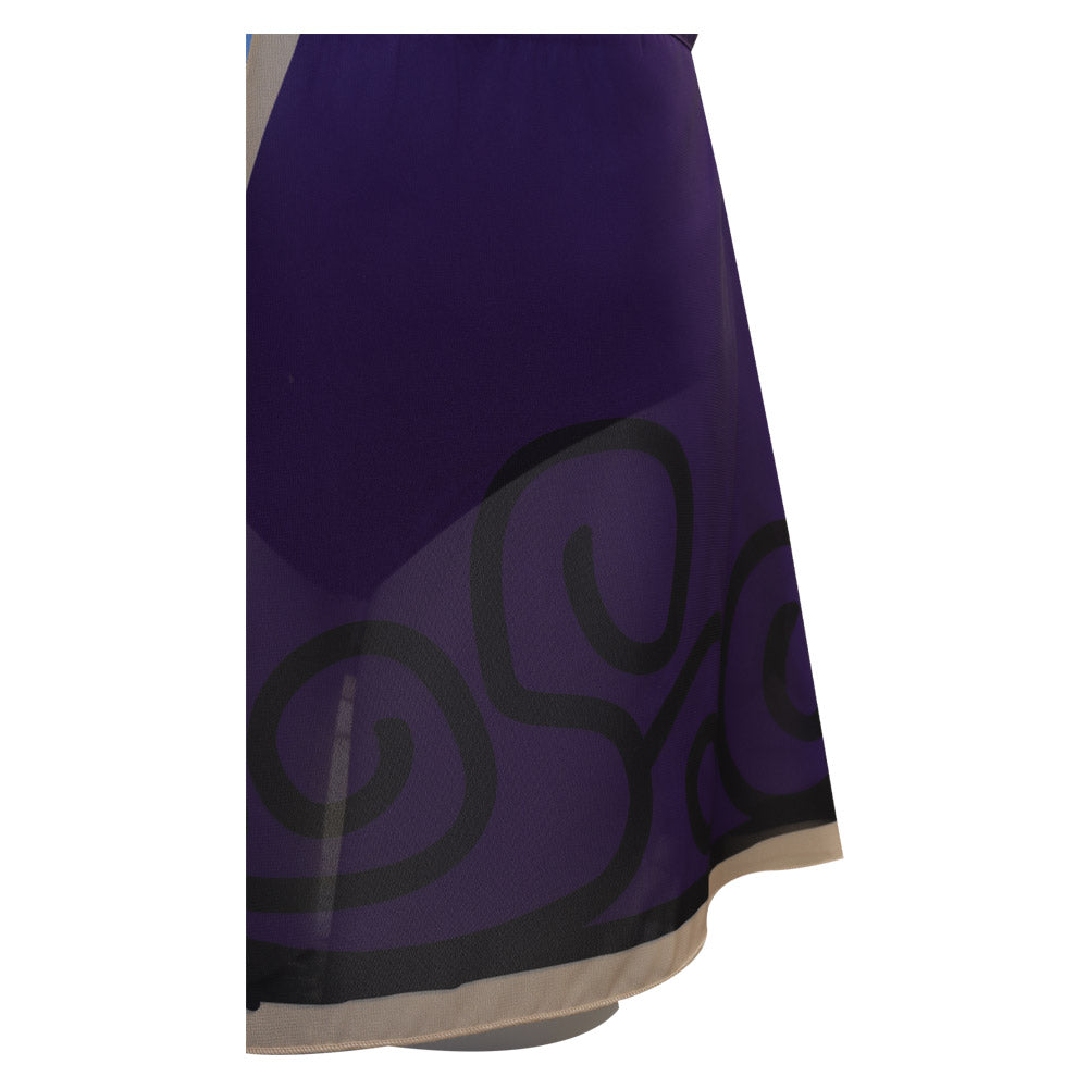 Keqing Cosplay Costume Swimsuits-Soco Hoodie