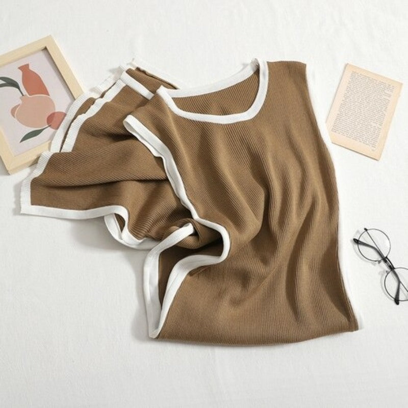 Korean Knitted O Neck Dress For Women-Soco Hoodie