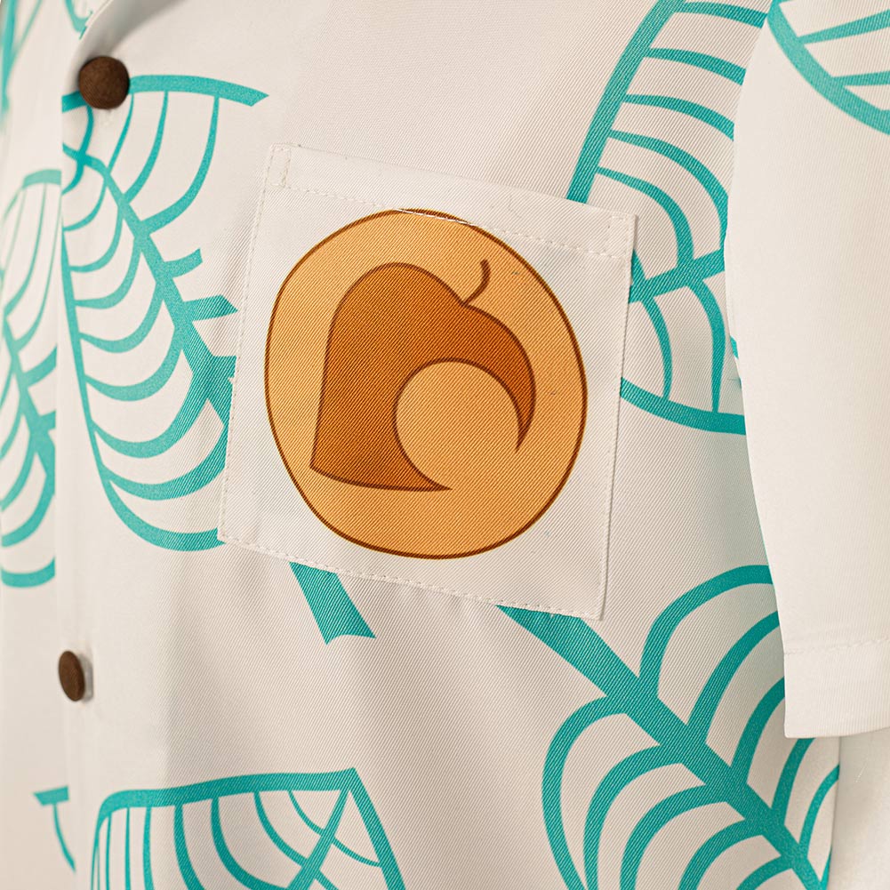 Leaf Printed Animal Shirt-Soco Hoodie