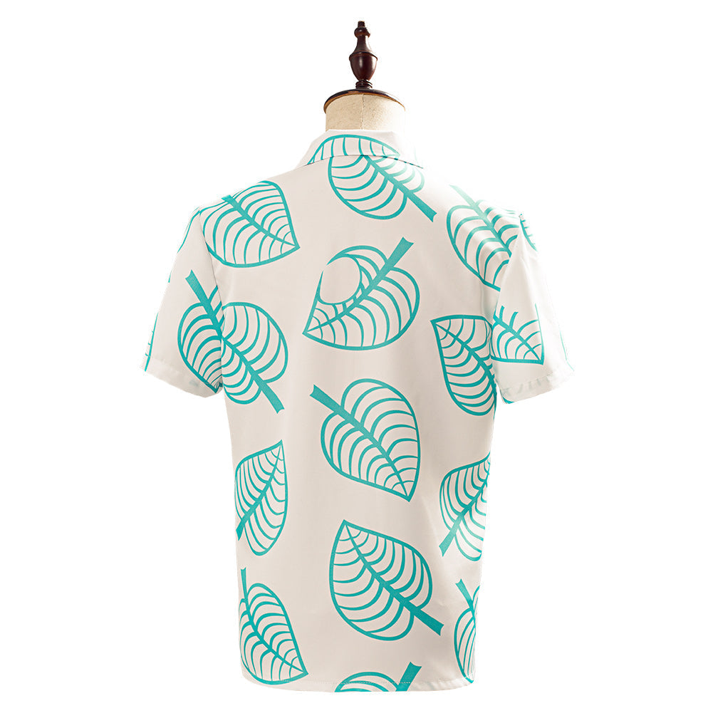 Leaf Printed Animal Shirt-Soco Hoodie