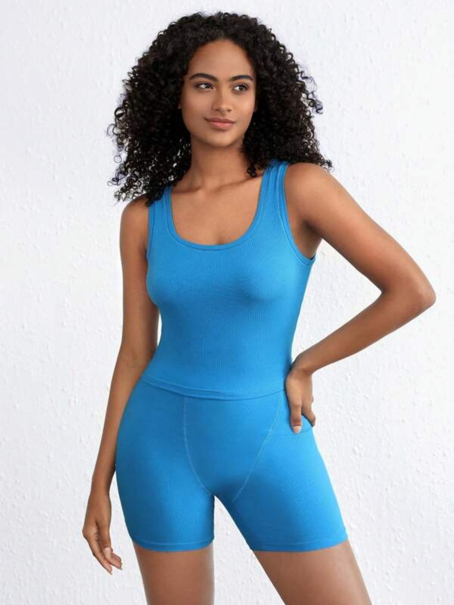 Solid Ribbed Knit Lounge Shorts-Soco Hoodie