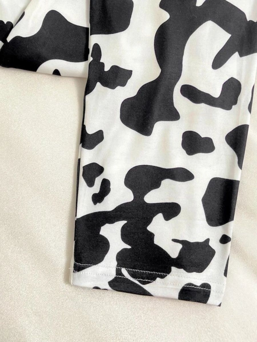 Letter Graphic Tee And Striped Pants Set-Soco Hoodie