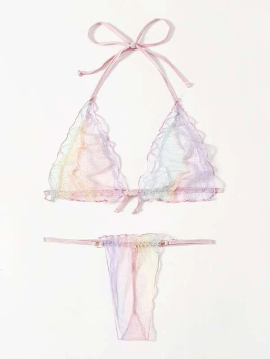 Lettuce Trim Lingerie Set-Soco Hoodie