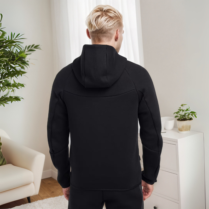 Athletic Full Zip Lightweight Hoodie