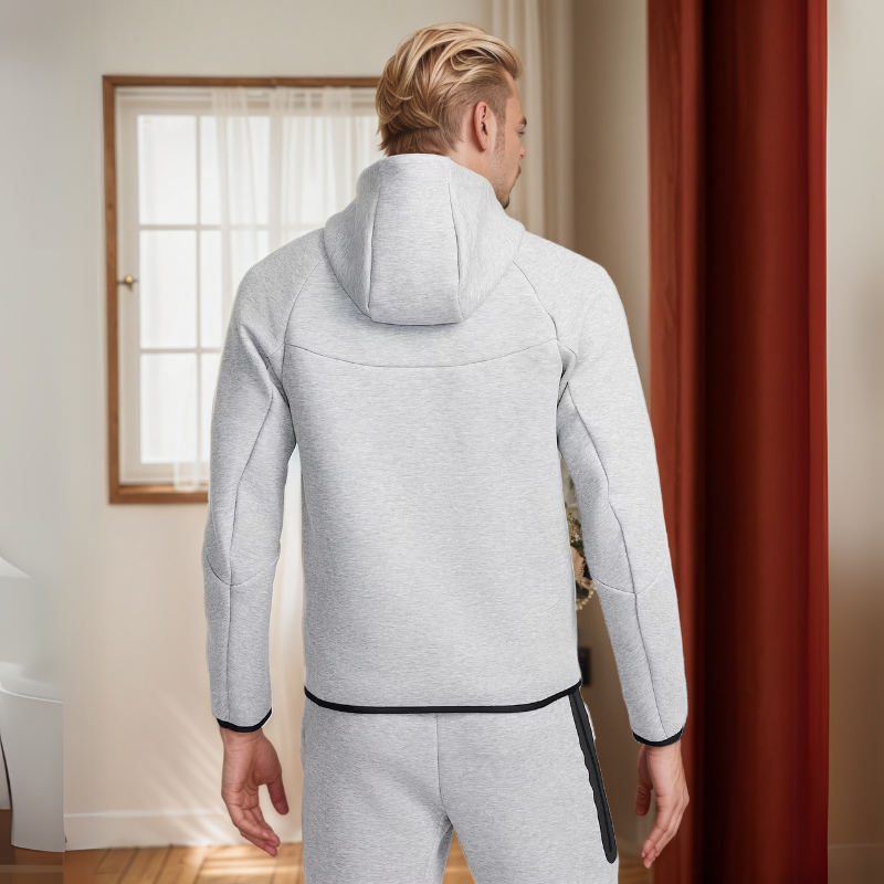 Athletic Full Zip Lightweight Hoodie