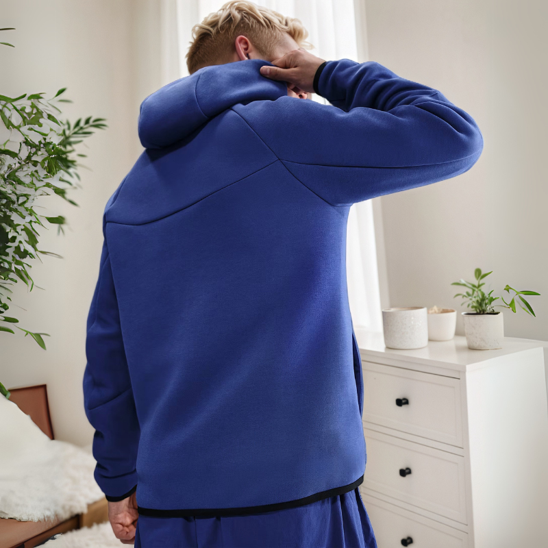 Athletic Full Zip Lightweight Hoodie