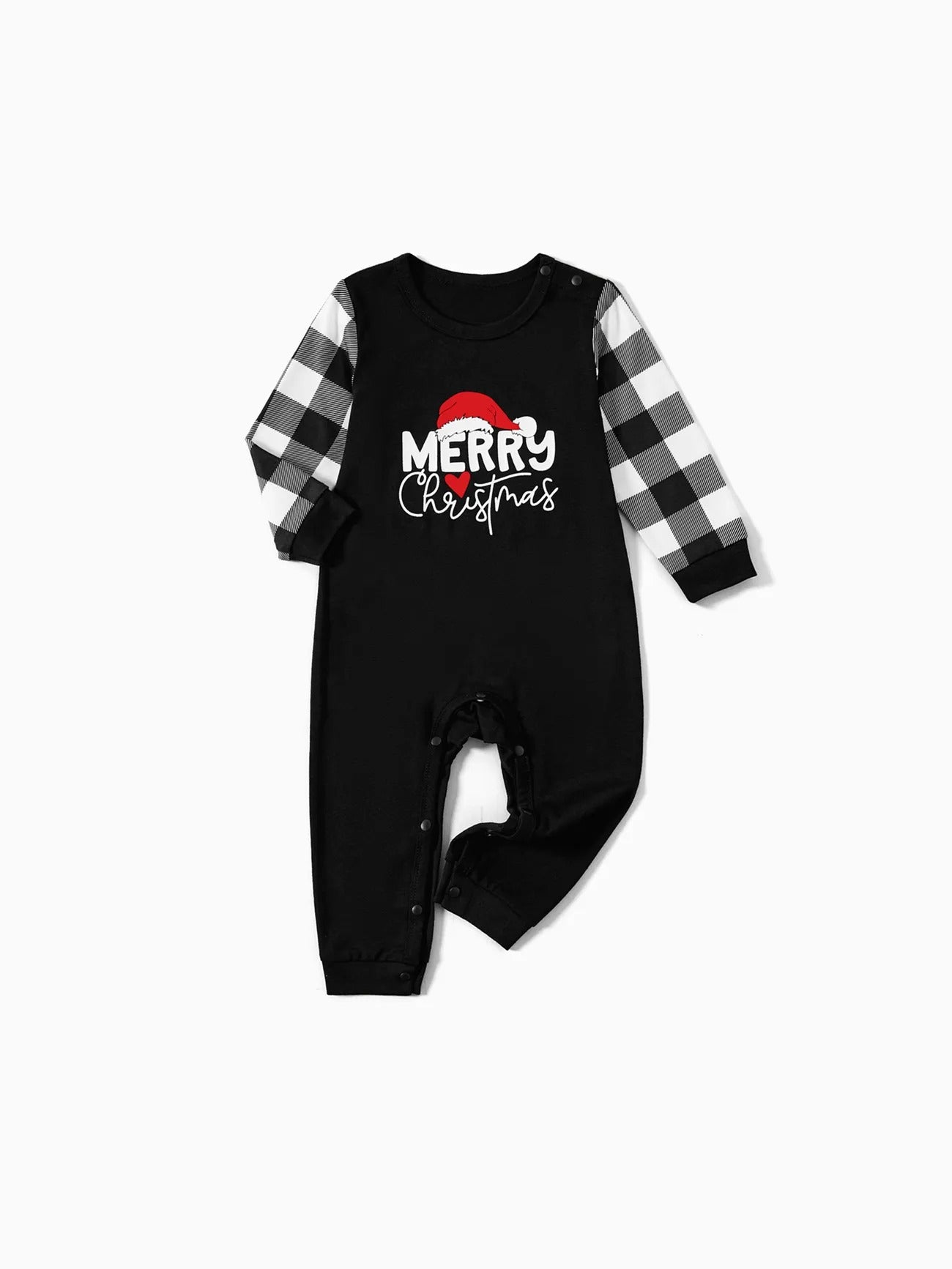 Merry Christmas Plaid Family Matching Pajama Set Baby