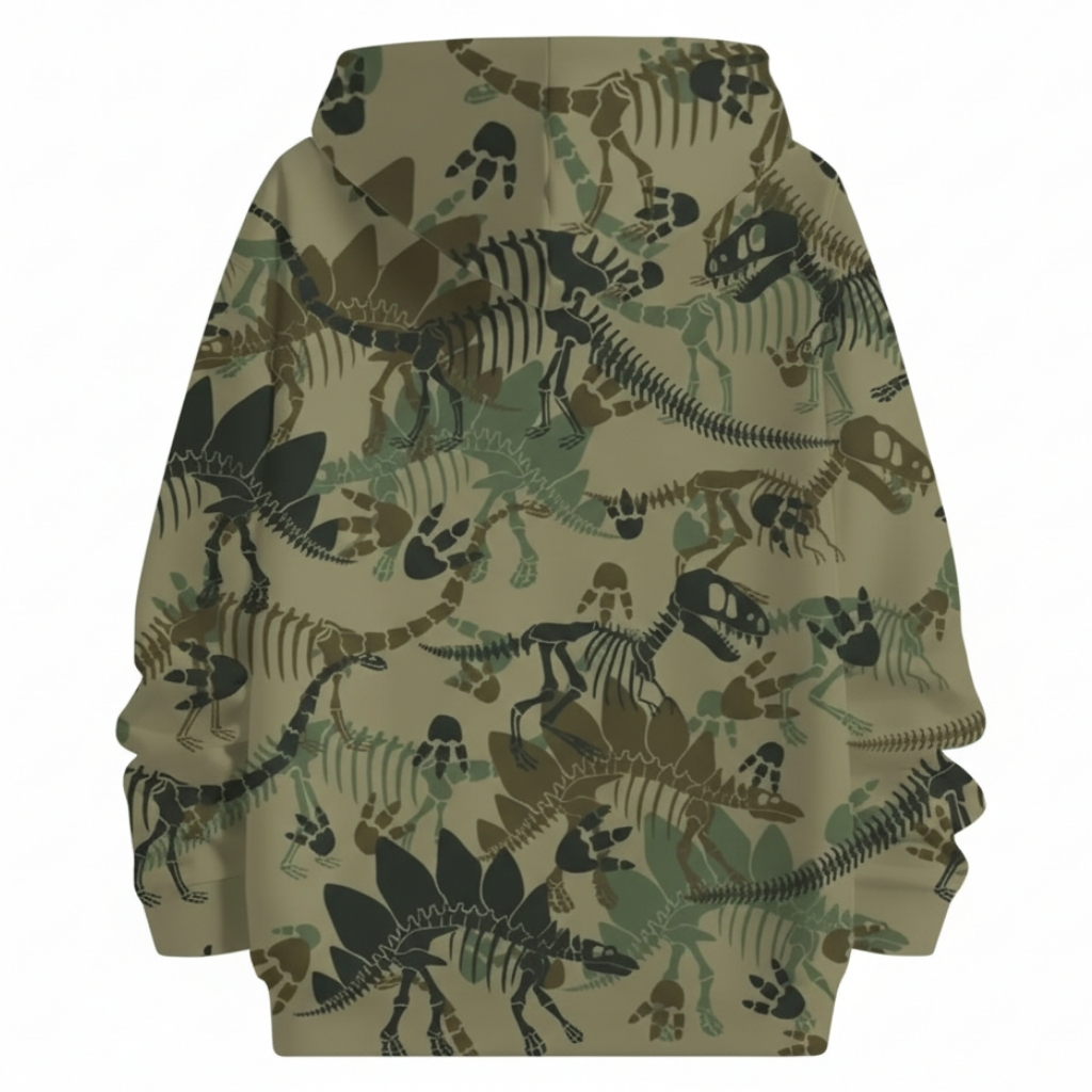 Mickey Riding Dino Dinosaur Hooded Sweatshirt