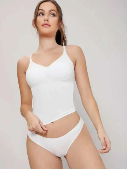 Microfiber Plain Seamless Cami Top-Soco Hoodie