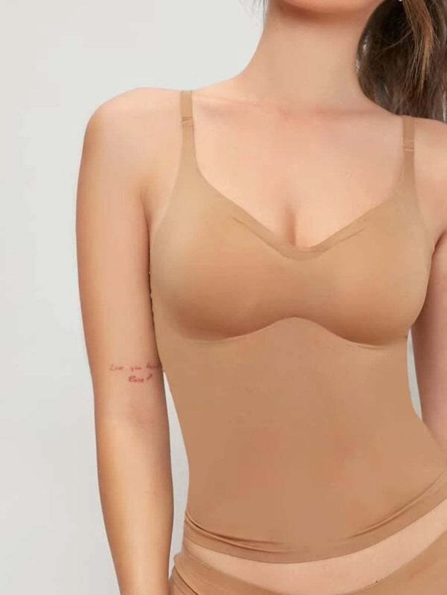 Microfiber Plain Seamless Cami Top-Soco Hoodie