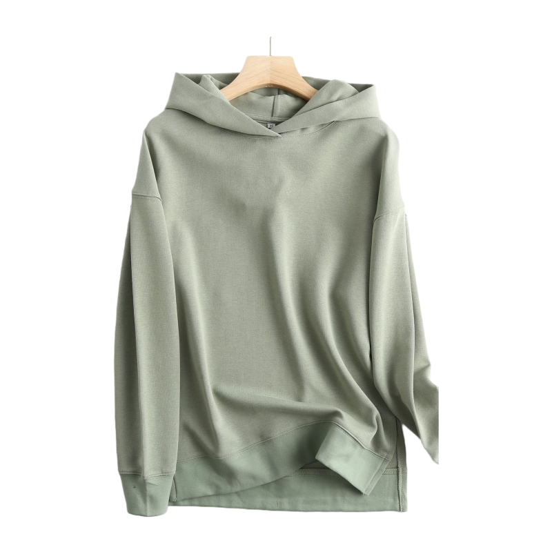Solid Color Hooded Pullover for Women-Soco Hoodie