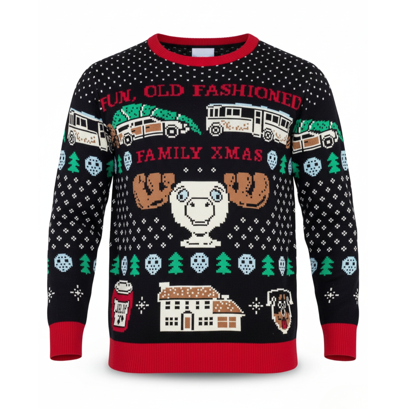 National Lampoon Family Xmas Knitted Ugly Sweater