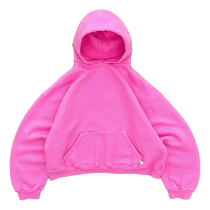 Comfortable Fit Hoodie Soft For Everyday Style And Comfort Pink