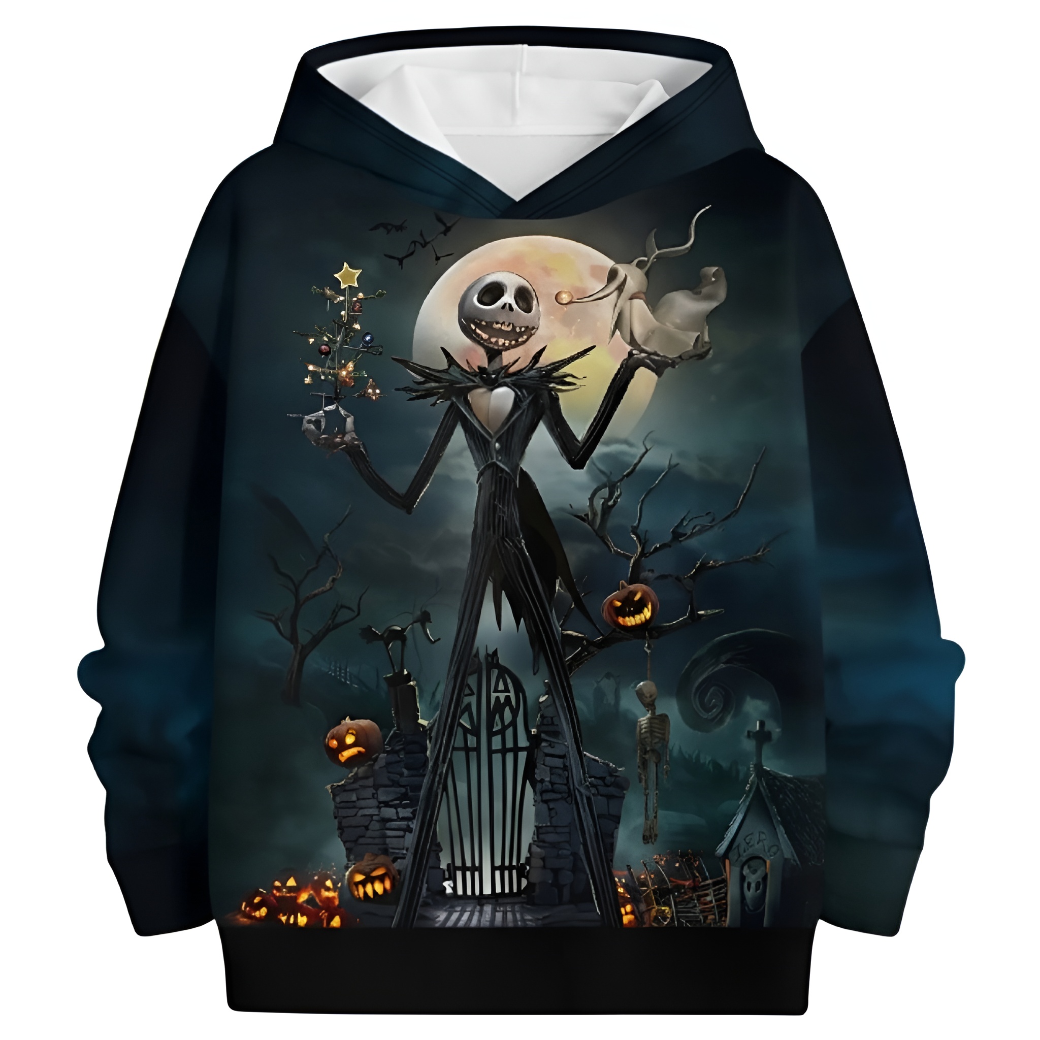 Nightmare Before Christmas Casual Hooded Sweatshirt