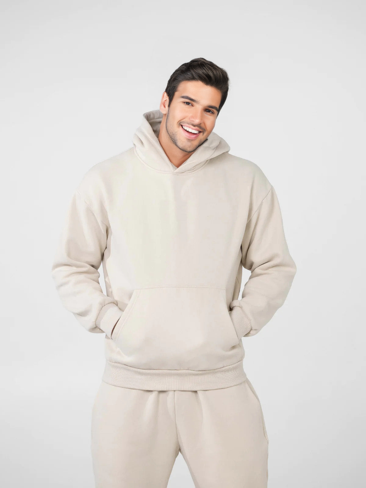 One Blend Classic Signature Hoodie Beige
