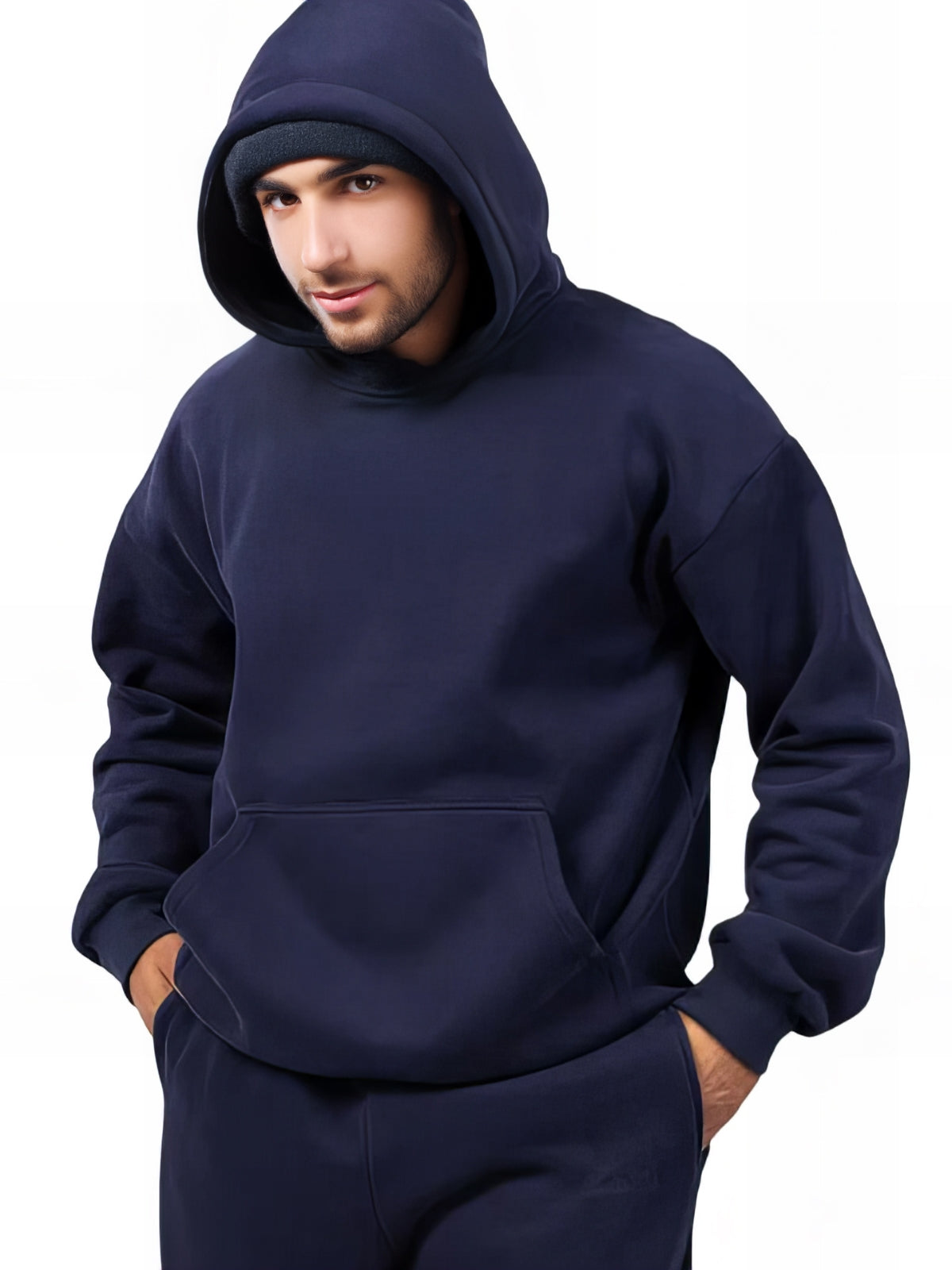 One Blend Classic Signature Hoodie Blue