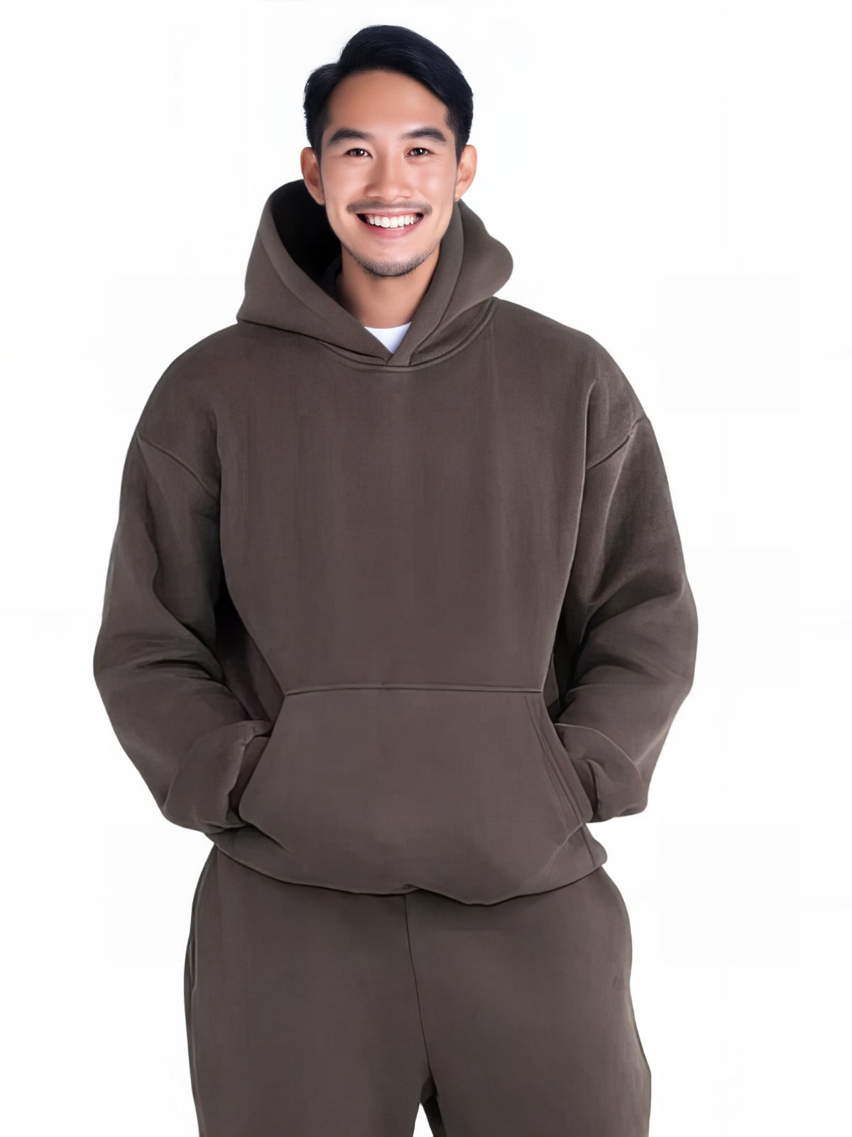 One Blend Classic Signature Hoodie Brown