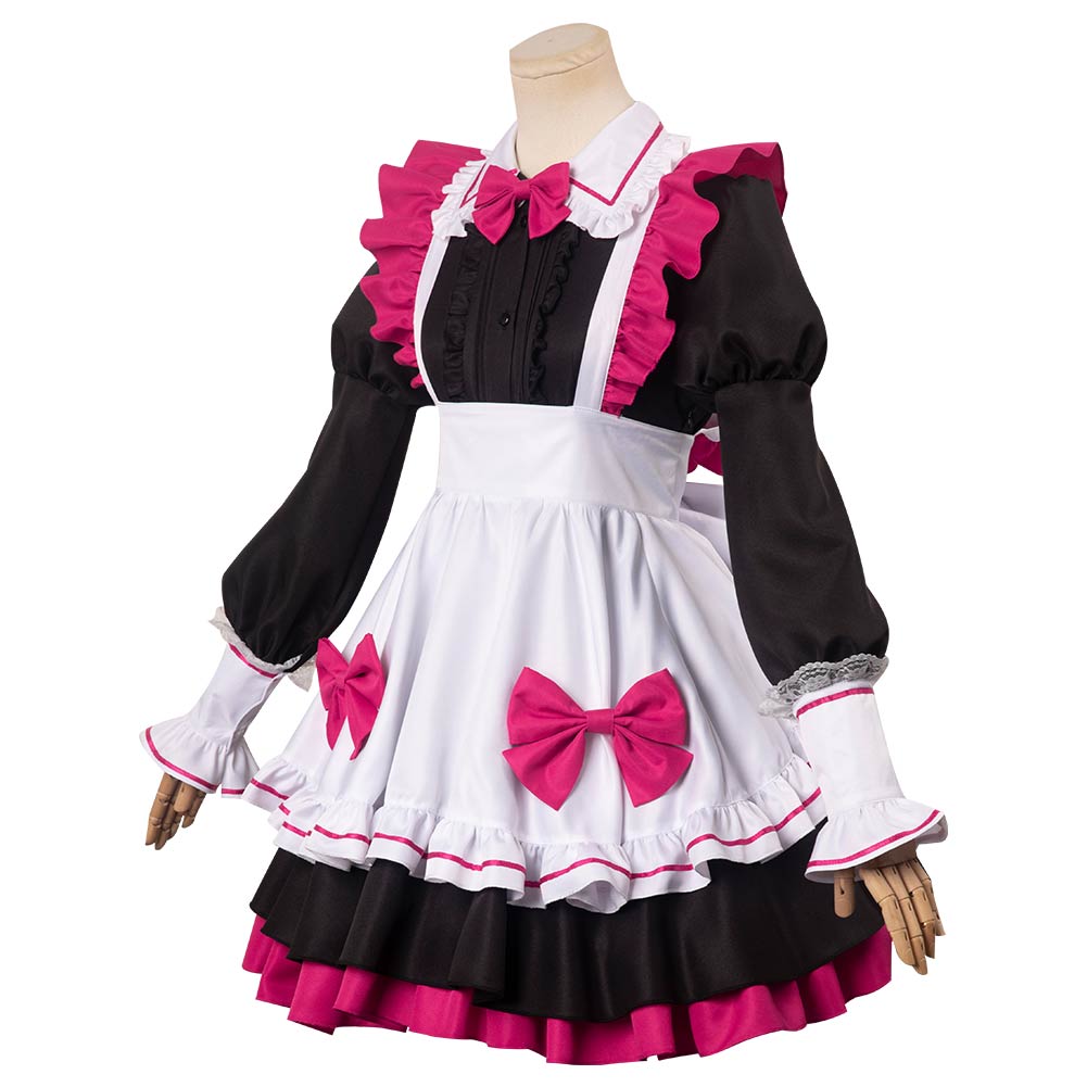 Oshi No Ko Hoshino Rubii Maid Dress-Soco Hoodie