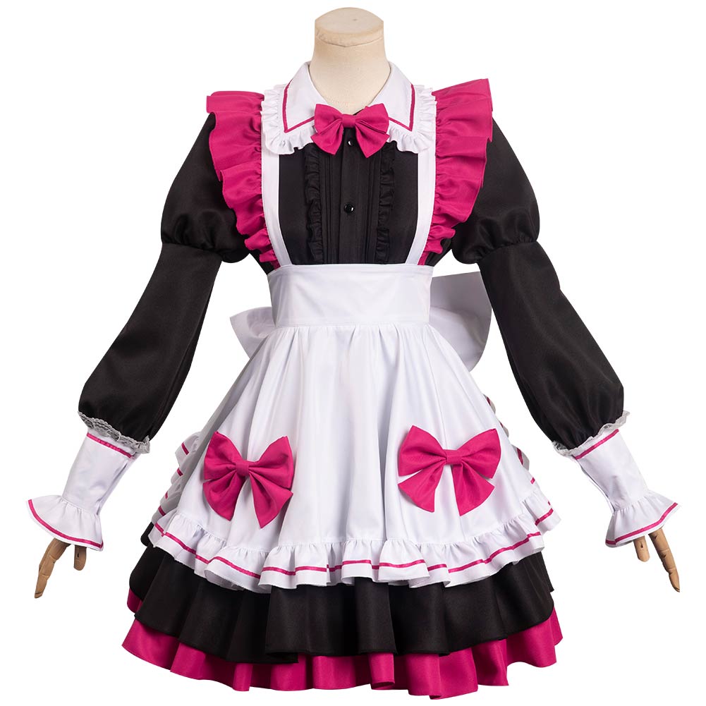 Oshi No Ko Hoshino Rubii Maid Dress-Soco Hoodie