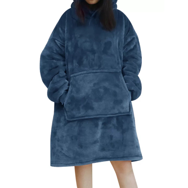 Oversized Under Knee Blanket Hoodie For Women-Soco Hoodie