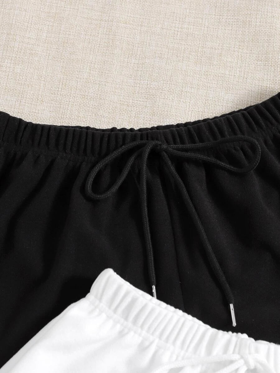 Pack Of 3 Knot Solid Sleep Shorts-Soco Hoodie