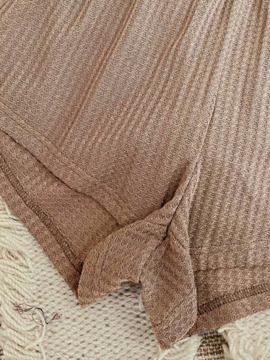 Pack Of 3 Plain Cami Top And Shorts Set-Soco Hoodie