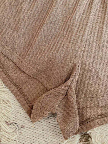 Pack Of 3 Plain Cami Top And Shorts Set-Soco Hoodie