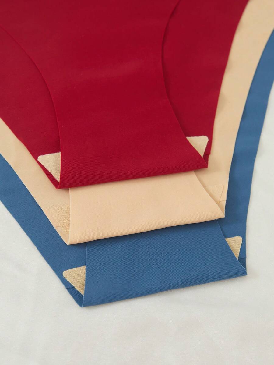 Pack Of 3 Solid Casual Comfy Panty-Soco Hoodie