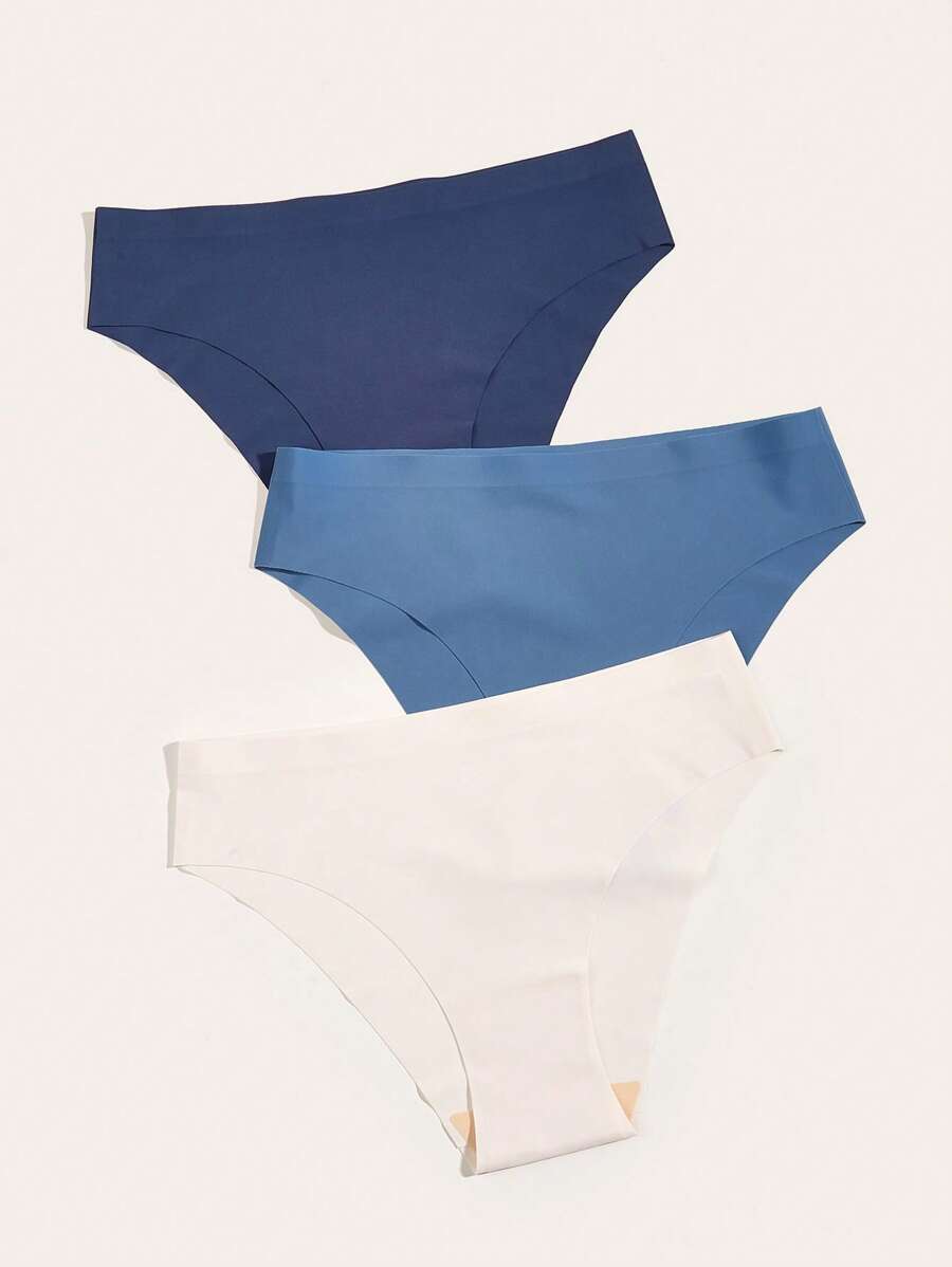 Pack Of 3 Solid Casual Panty-Soco Hoodie