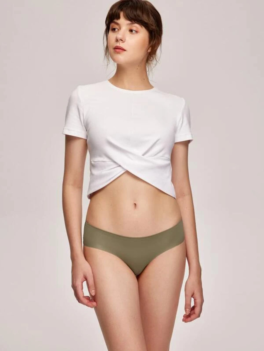 Pack Of 4 Plain Panty Set-Soco Hoodie