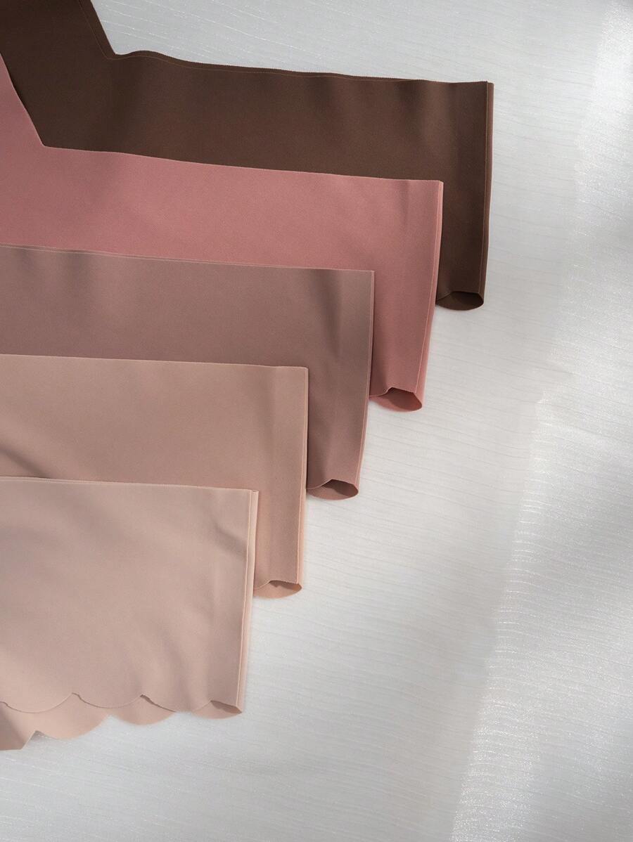 Pack Of 5 Scallop Trim Briefs-Soco Hoodie