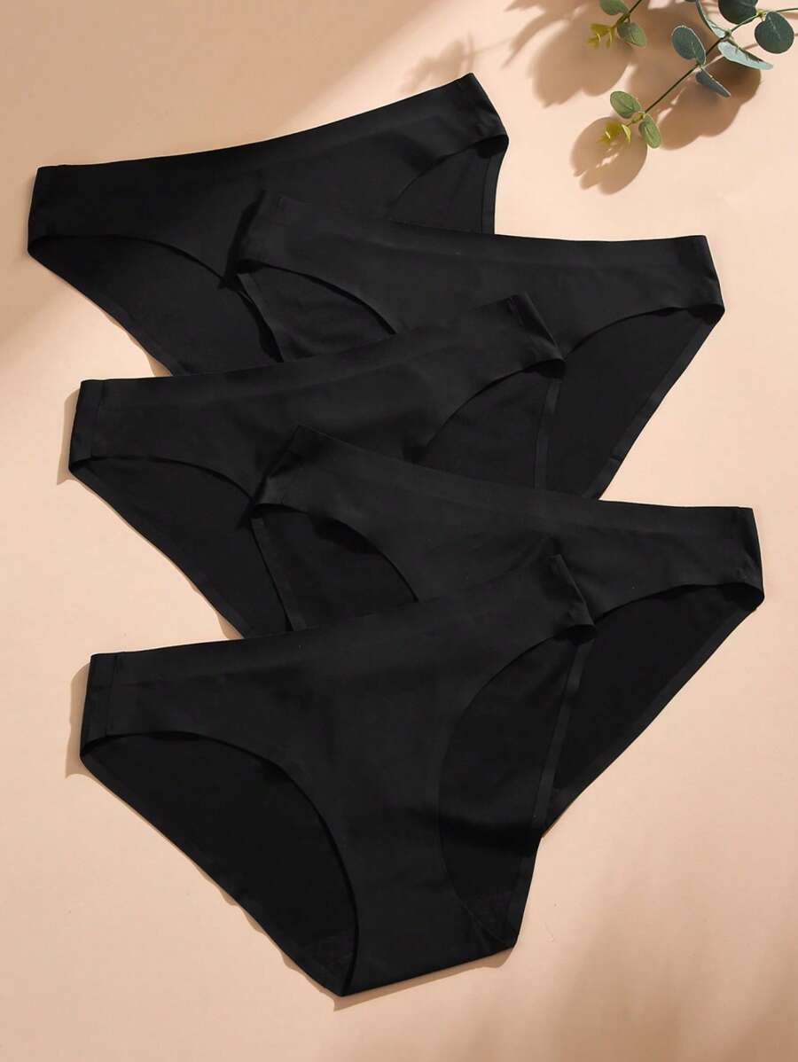 Pack Of 5 Seamless Casual Comfy Panty Set-Soco Hoodie