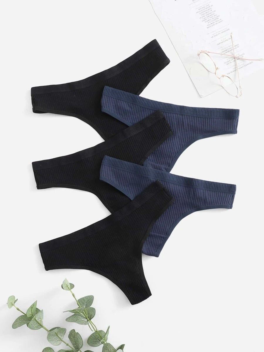 Pack Of 5 Simple Thong Set-Soco Hoodie